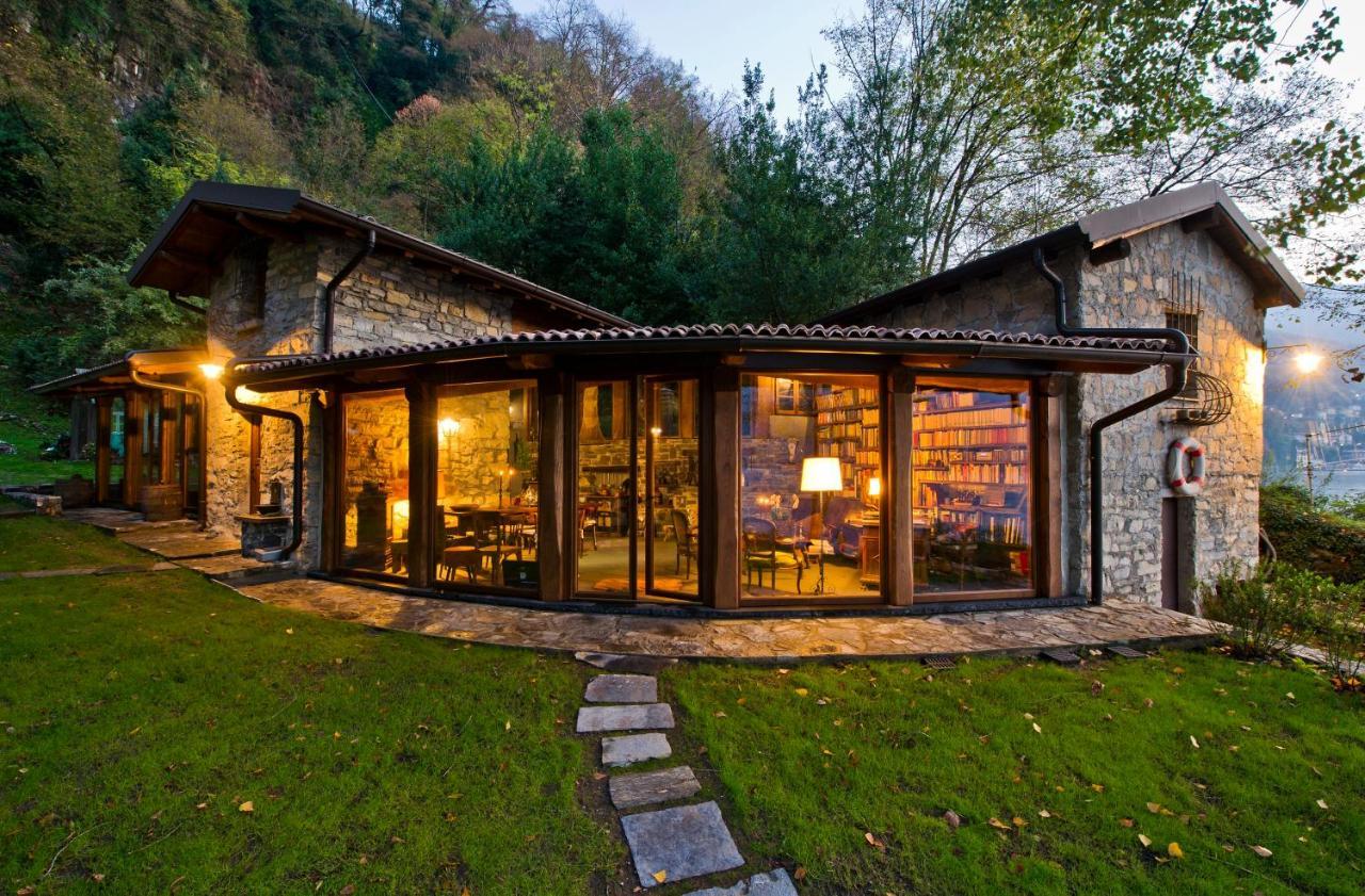 The Writer'S Nest Waterfront Villa By Rent All Como Faggeto Lario Exteriör bild