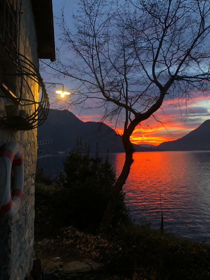 The Writer'S Nest Waterfront Villa By Rent All Como Faggeto Lario Exteriör bild