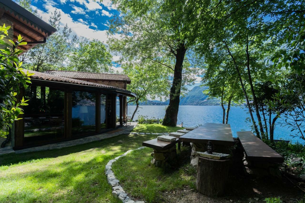 The Writer'S Nest Waterfront Villa By Rent All Como Faggeto Lario Exteriör bild