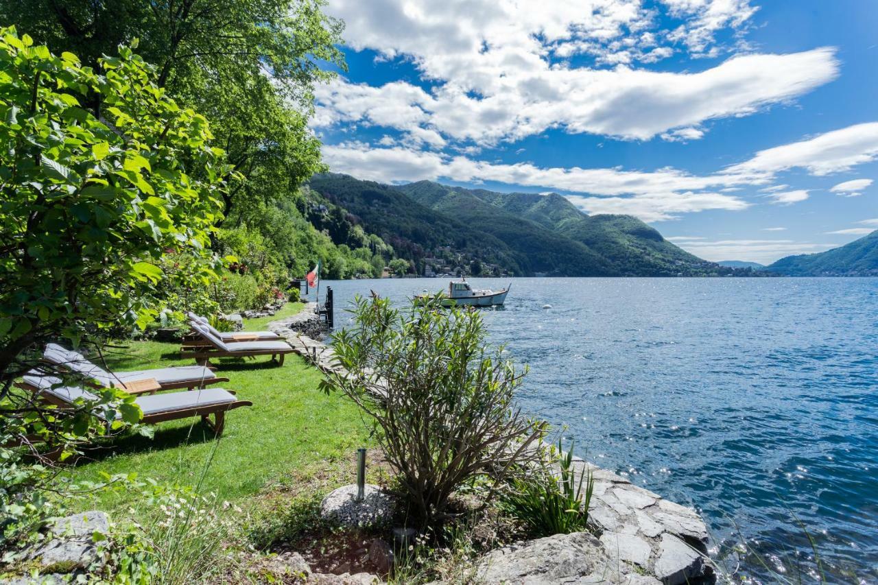 The Writer'S Nest Waterfront Villa By Rent All Como Faggeto Lario Exteriör bild