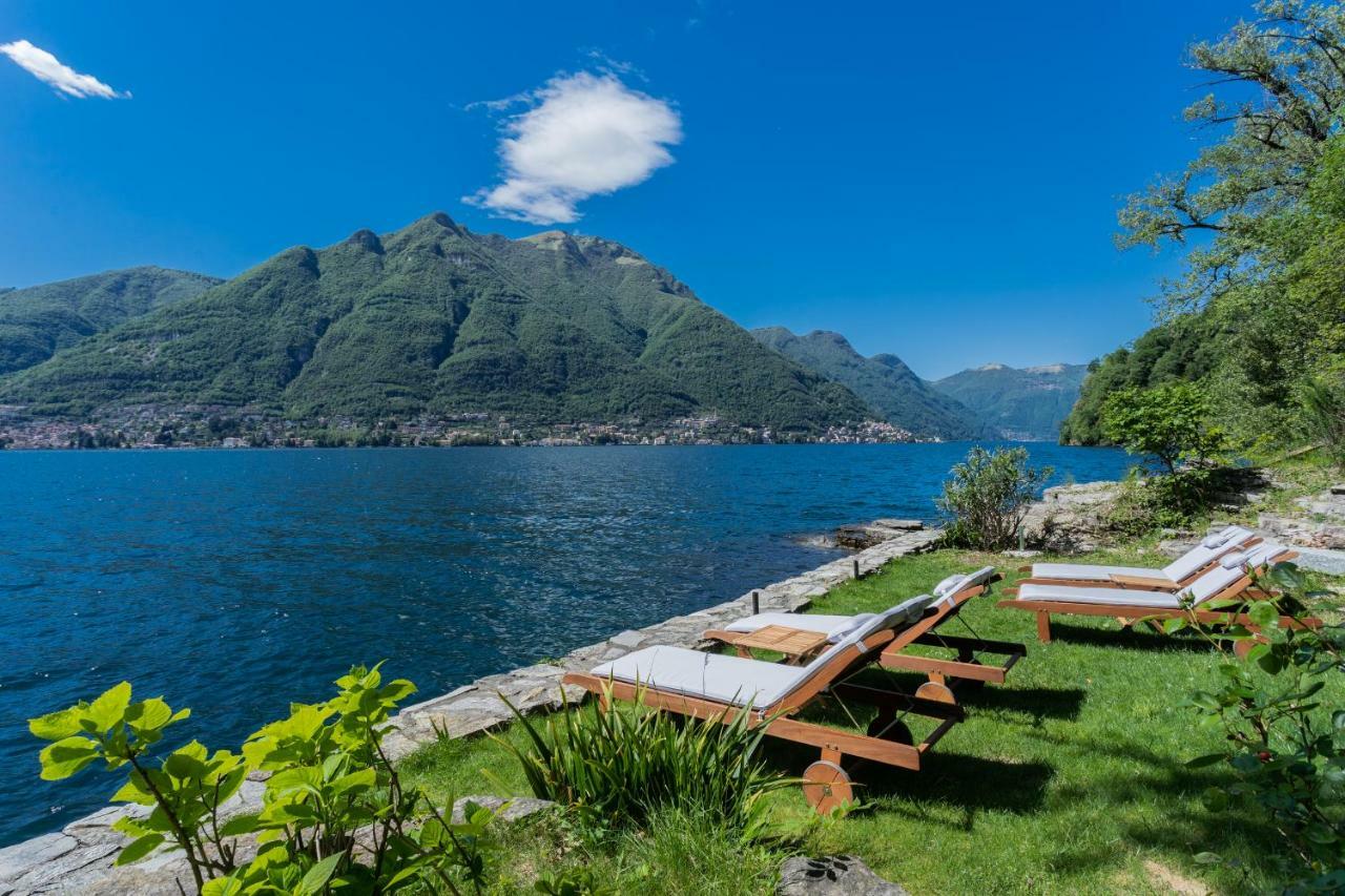 The Writer'S Nest Waterfront Villa By Rent All Como Faggeto Lario Exteriör bild