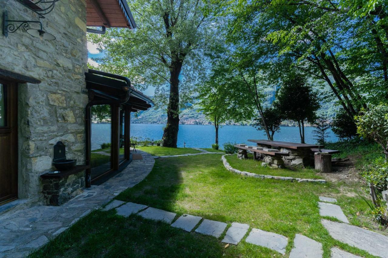 The Writer'S Nest Waterfront Villa By Rent All Como Faggeto Lario Exteriör bild