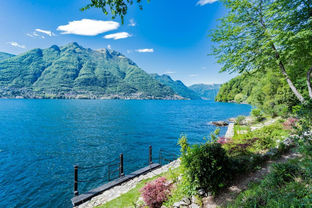 The Writer'S Nest Waterfront Villa By Rent All Como Faggeto Lario Exteriör bild