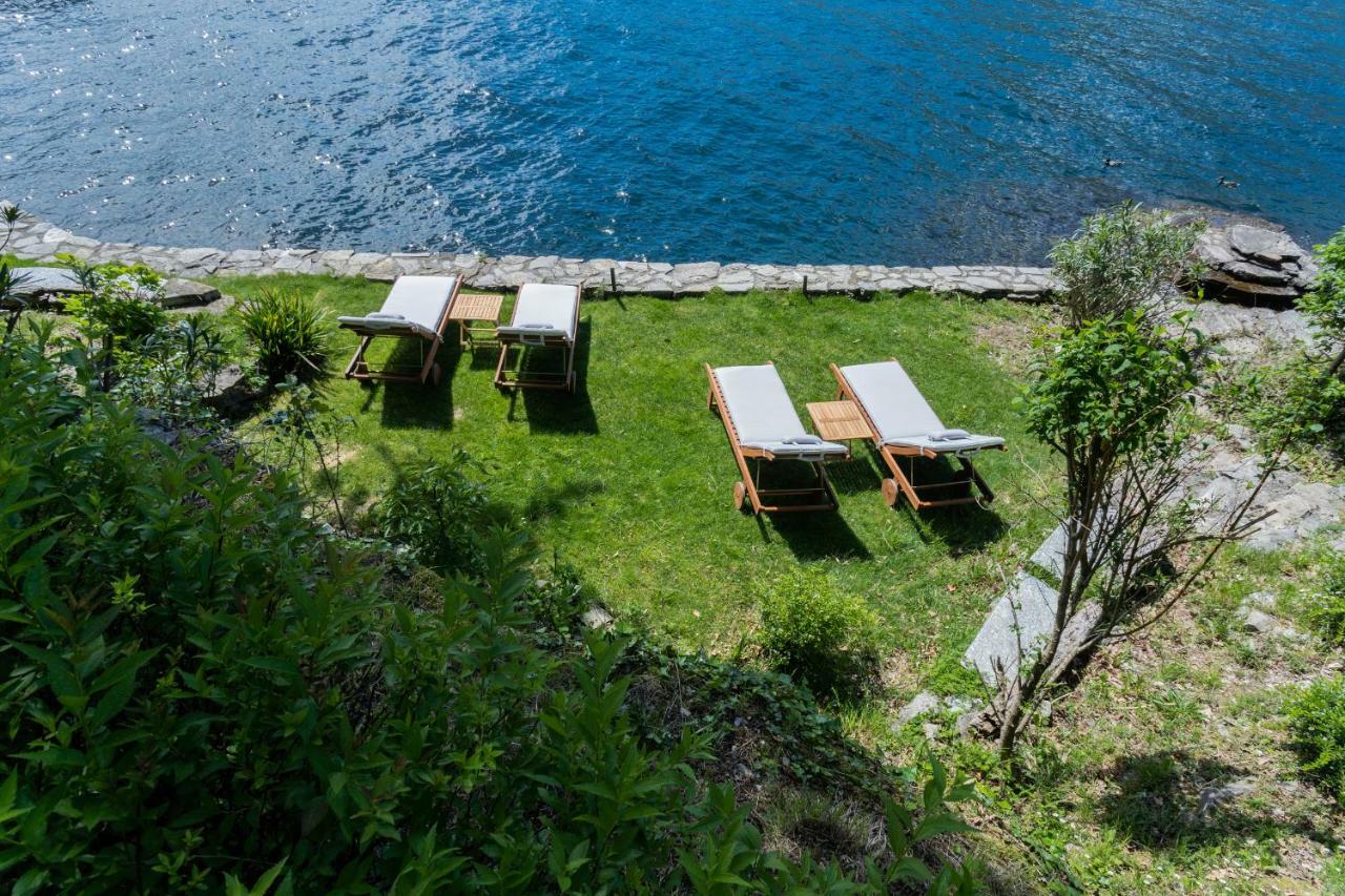 The Writer'S Nest Waterfront Villa By Rent All Como Faggeto Lario Exteriör bild